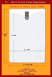BH-174, 3 3/16"(W) x 4 3/4"(H), Fit 3"(W)x4 1/2"(H) Card, Thickness, Front 10 ml / Back 30 ml